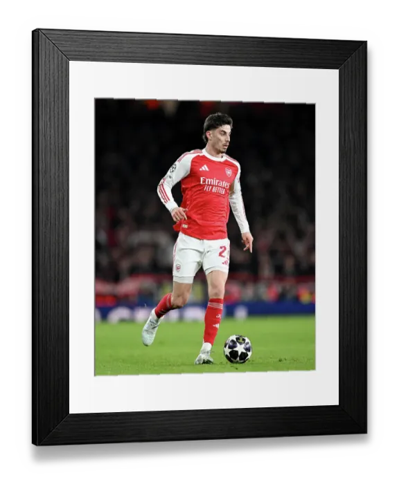 Framed Print : Arsenal FC v Bayer 04 Leverkusen - UEFA Champions League 2025 / 26 Round of 16 Second Leg