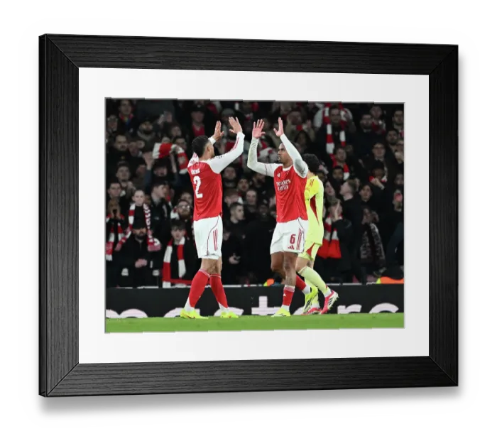 Framed Print : Arsenal FC v Bayer 04 Leverkusen - UEFA Champions League 2025 / 26 Round of 16 Second Leg Framed Print : Arsenal FC v Bayer 04 Leverkusen - UEFA Champions League 2025 / 26 Round of 16 Second Leg