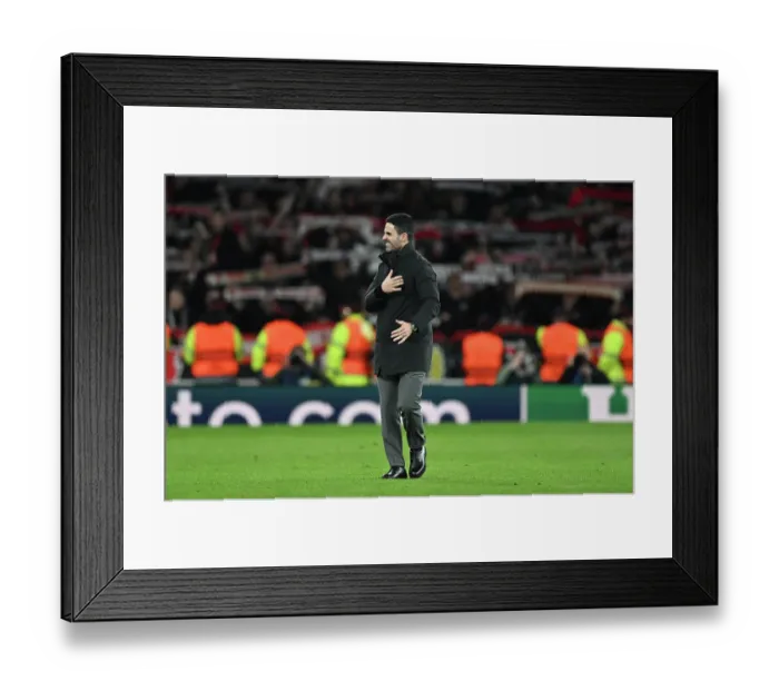Framed Print : Arsenal FC v Bayer 04 Leverkusen - UEFA Champions League 2025 / 26 Round of 16 Second Leg Framed Print : Arsenal FC v Bayer 04 Leverkusen - UEFA Champions League 2025 / 26 Round of 16 Second Leg