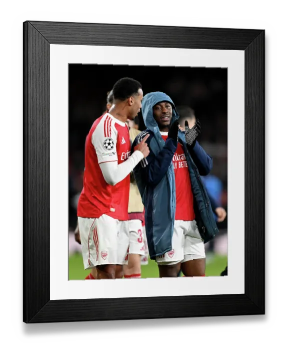 Framed Print : Arsenal FC v Bayer 04 Leverkusen - UEFA Champions League 2025 / 26 Round of 16 Second Leg Framed Print : Arsenal FC v Bayer 04 Leverkusen - UEFA Champions League 2025 / 26 Round of 16 Second Leg