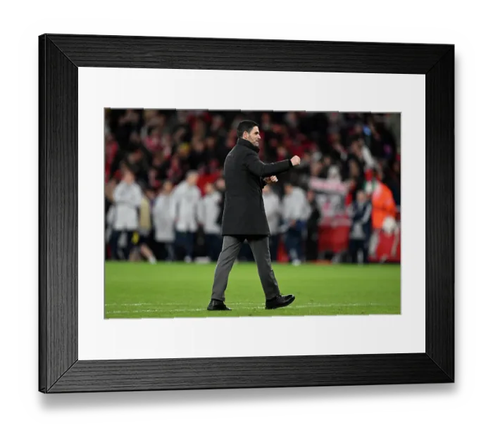 Framed Print : Arsenal FC v Bayer 04 Leverkusen - UEFA Champions League 2025 / 26 Round of 16 Second Leg Framed Print : Arsenal FC v Bayer 04 Leverkusen - UEFA Champions League 2025 / 26 Round of 16 Second Leg