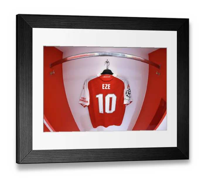 Framed Print : Arsenal FC v Bayer 04 Leverkusen - UEFA Champions League 2025 / 26 Round of 16 Second Leg