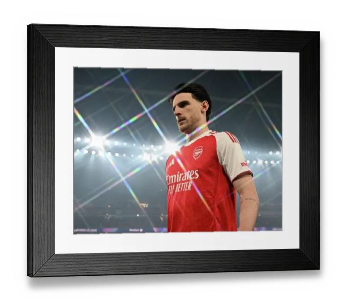 Framed Print : Arsenal FC v Bayer 04 Leverkusen - UEFA Champions League 2025 / 26 Round of 16 Second Leg