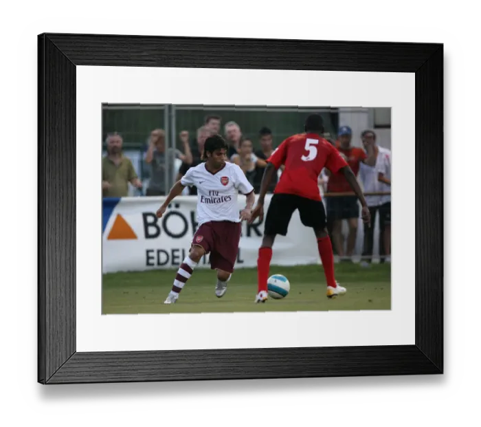 Framed Print : Eduardo's Triumph: Arsenal Crushes Genclerbirligi 3-0 at Bad Waltersdorf Training Camp, 2007