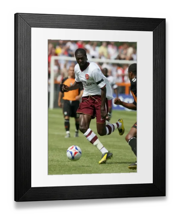 Framed Print : Adebayor's Brilliant Debut: Arsenal Crush Barnet 2-0 in Pre-Season Friendly Framed Print : Adebayor's Brilliant Debut: Arsenal Crush Barnet 2-0 in Pre-Season Friendly