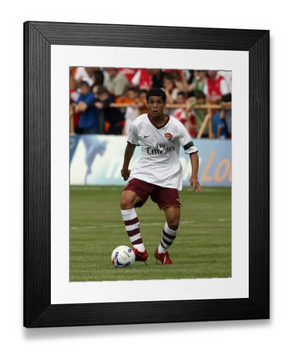 Framed Print : Denilson Shines: Arsenal's Pre-Season Victory over Barnet (2007)