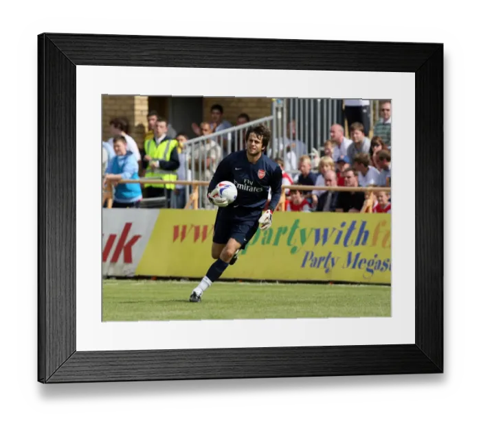Framed Print : Lukasz Fabianski's Debut: Arsenal's 2-0 Win Over Barnet (2007)