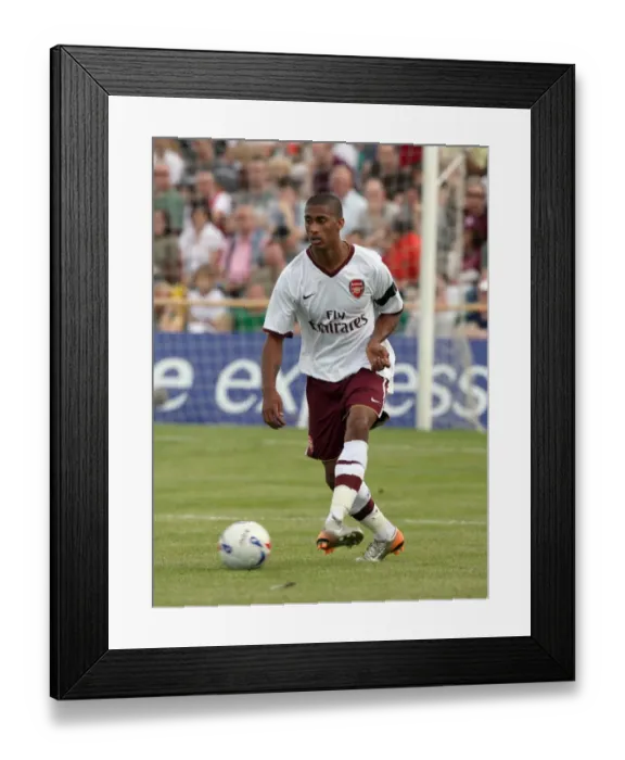 Framed Print : Armand Traore's Debut: Arsenal Overpowers Barnet 2-0 in Pre-Season Friendly