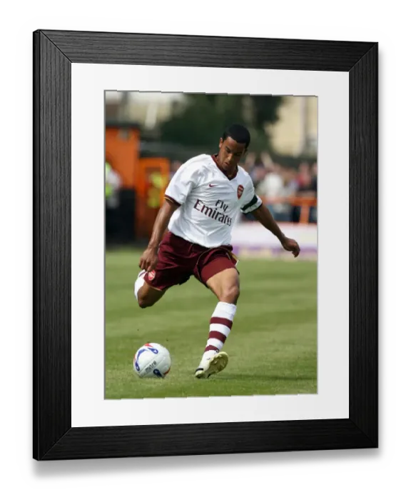 Framed Print : Theo Walcott's Debut: Arsenal's 2-0 Win Over Barnet in 2007 Pre-Season Friendly Framed Print : Theo Walcott's Debut: Arsenal's 2-0 Win Over Barnet in 2007 Pre-Season Friendly