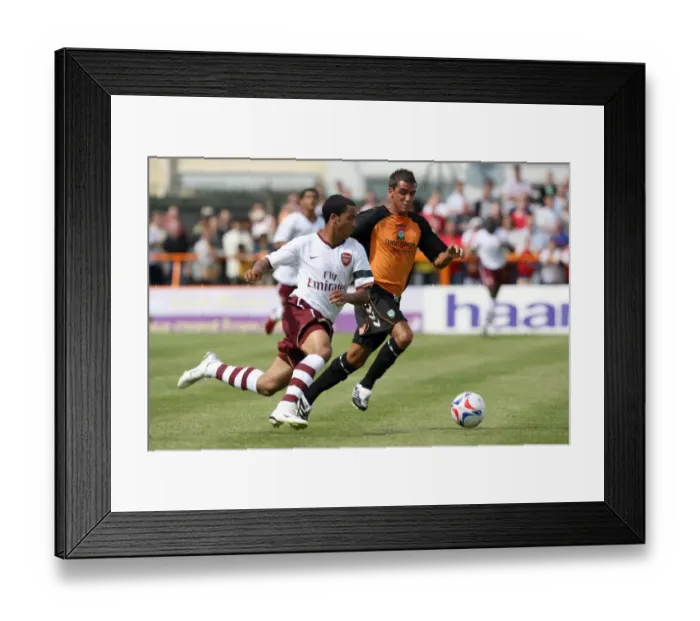Framed Print : Theo Walcott's Brilliant Performance: Arsenal's 2-0 Win Over Barnet in 2007 Pre-Season Friendly Framed Print : Theo Walcott's Brilliant Performance: Arsenal's 2-0 Win Over Barnet in 2007 Pre-Season Friendly