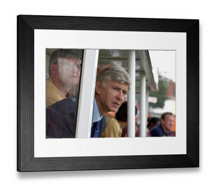 Framed Print : Arsene Wenger's Arsenal Secures 2-0 Pre-Season Victory Over Barnet