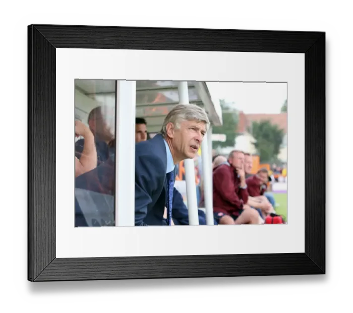 Framed Print : Arsene Wenger Leads Arsenal to Pre-Season Victory (2-0) over Barnet, 2007 Framed Print : Arsene Wenger Leads Arsenal to Pre-Season Victory (2-0) over Barnet, 2007