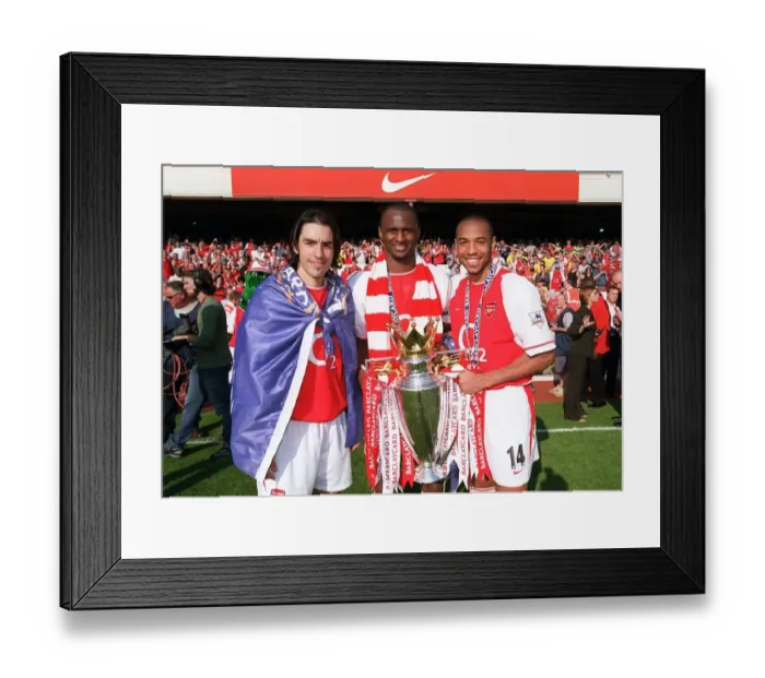 Framed Print : Arsenal vs Leicester City: FA Premiership Showdown at Highbury, May 15, 2004 Framed Print : Arsenal vs Leicester City: FA Premiership Showdown at Highbury, May 15, 2004