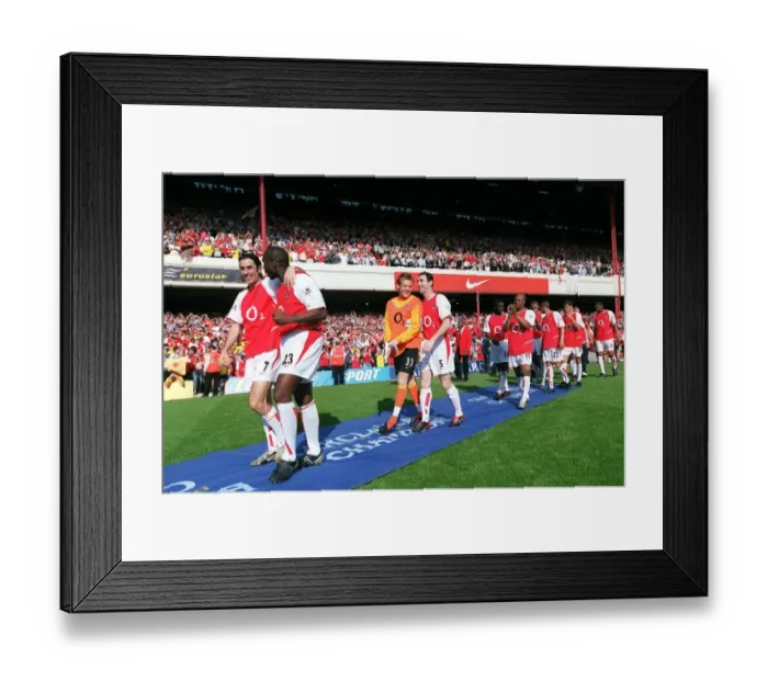 Framed Print : Arsenal vs Leicester City: FA Premiership Showdown at Highbury, May 15, 2004 Framed Print : Arsenal vs Leicester City: FA Premiership Showdown at Highbury, May 15, 2004