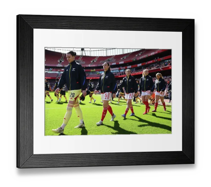 Framed Print : Arsenal v West Ham United - Barclays Women's Super League Arsenal v West Ham United - Barclays Women's Super League