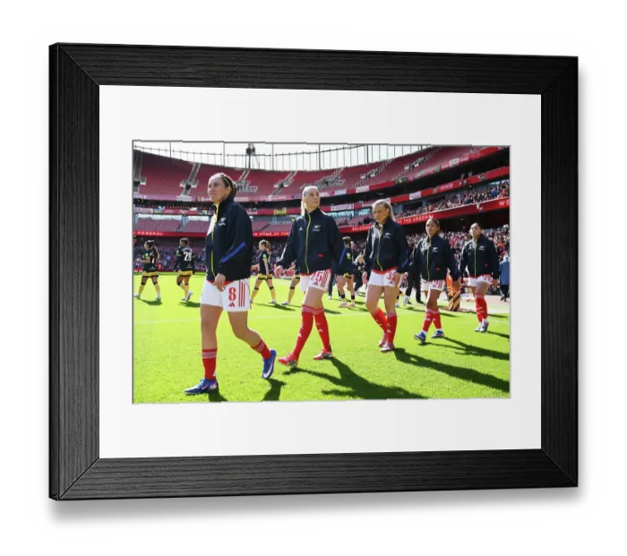 Framed Print : Arsenal v West Ham United - Barclays Women's Super League Arsenal v West Ham United - Barclays Women's Super League