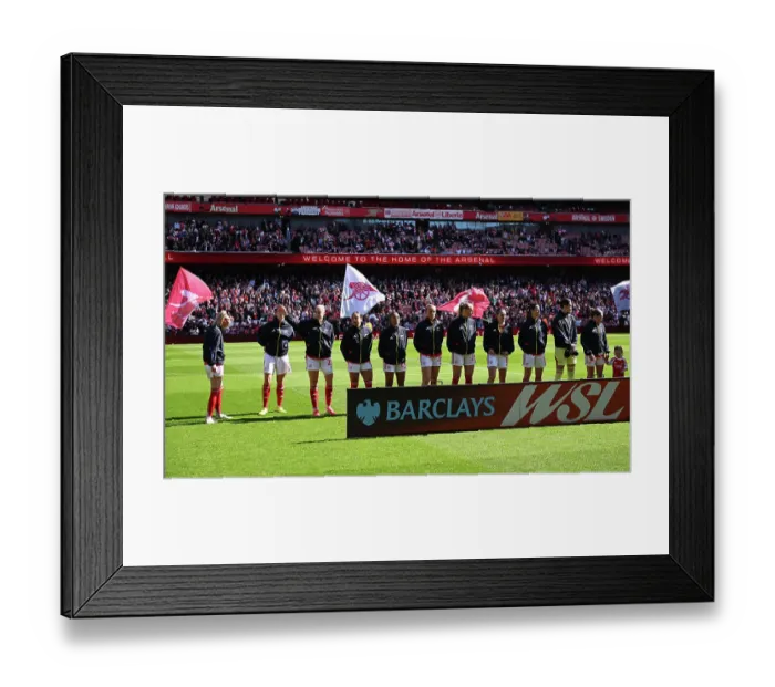 Framed Print : Arsenal v West Ham United - Barclays Women's Super League Arsenal v West Ham United - Barclays Women's Super League