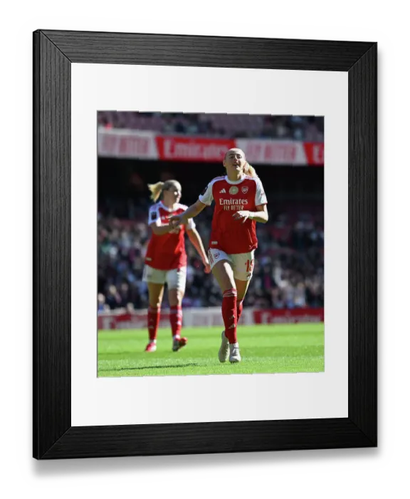 Framed Print : Arsenal v West Ham United - Barclays Women's Super League Arsenal v West Ham United - Barclays Women's Super League