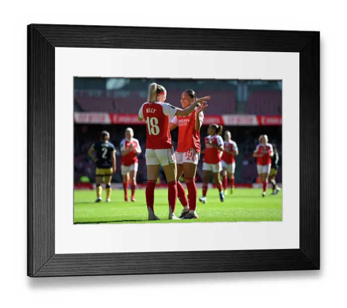 Framed Print : Arsenal v West Ham United - Barclays Women's Super League Arsenal v West Ham United - Barclays Women's Super League