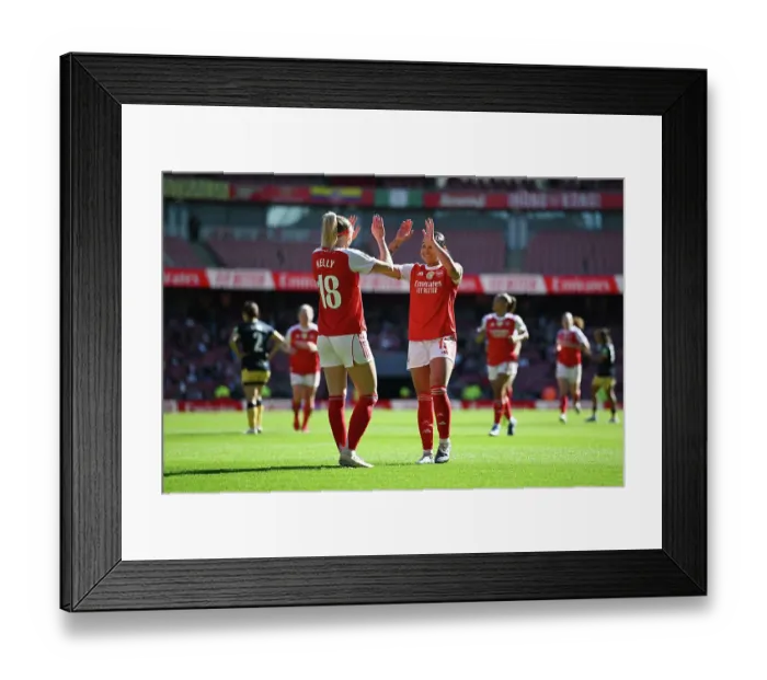 Framed Print : Arsenal v West Ham United - Barclays Women's Super League Arsenal v West Ham United - Barclays Women's Super League