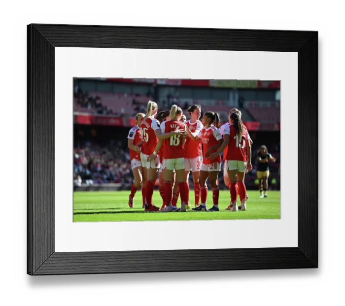 Framed Print : Arsenal v West Ham United - Barclays Women's Super League Arsenal v West Ham United - Barclays Women's Super League