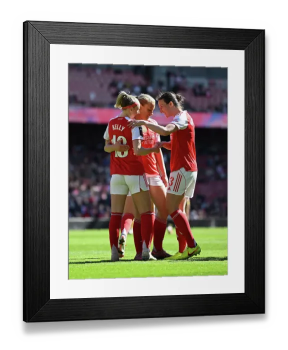 Framed Print : Arsenal v West Ham United - Barclays Women's Super League Arsenal v West Ham United - Barclays Women's Super League