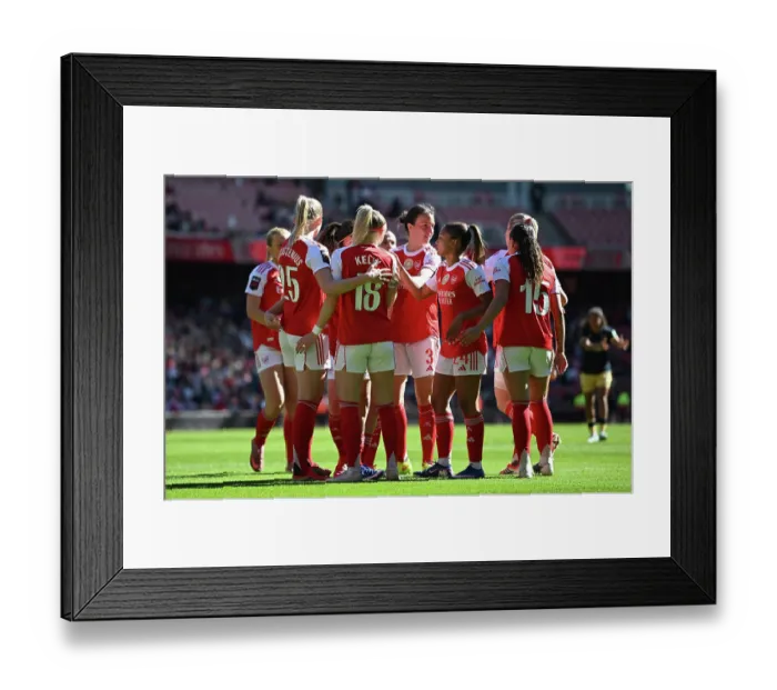 Framed Print : Arsenal v West Ham United - Barclays Women's Super League Arsenal v West Ham United - Barclays Women's Super League