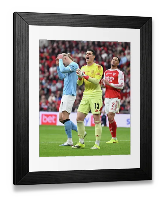 Framed Print : Arsenal v Manchester City - Carabao Cup Final