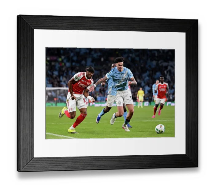 Framed Print : Arsenal v Manchester City - Carabao Cup Final