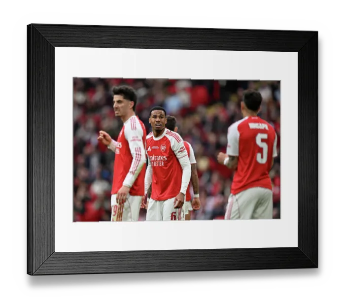 Framed Print : Arsenal v Manchester City - Carabao Cup Final