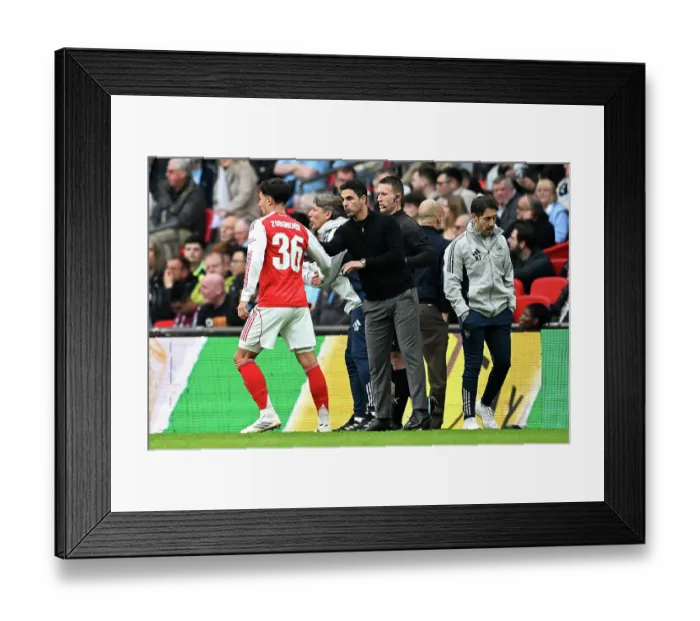 Framed Print : Arsenal v Manchester City - Carabao Cup Final