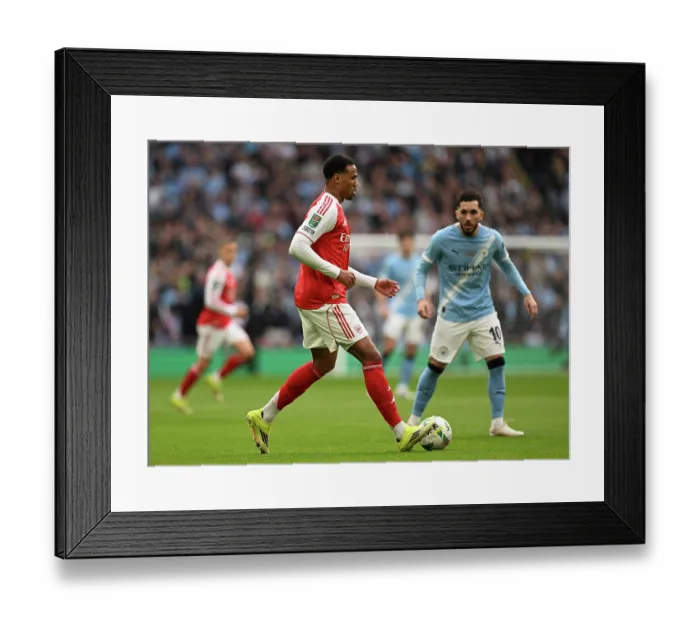 Framed Print : Arsenal v Manchester City - Carabao Cup Final