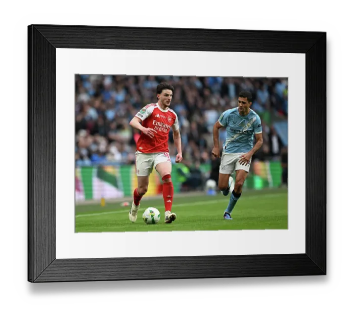 Framed Print : Arsenal v Manchester City - Carabao Cup Final