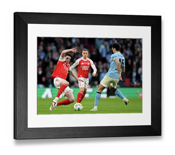 Framed Print : Arsenal v Manchester City - Carabao Cup Final