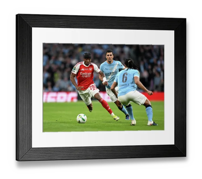 Framed Print : Arsenal v Manchester City - Carabao Cup Final