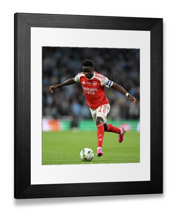Framed Print : Arsenal v Manchester City - Carabao Cup Final