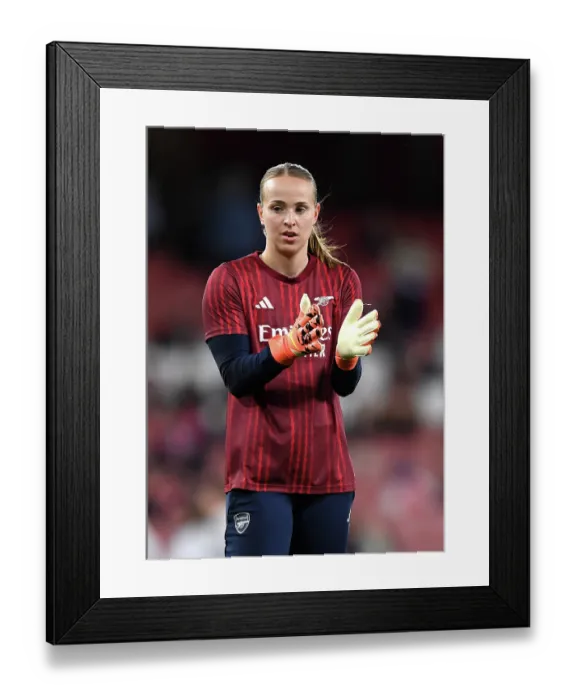Framed Print : Arsenal v Chelsea - UEFA Women's Champions League 2025 / 26 Quarter-finals First Leg Arsenal v Chelsea - UEFA Women's Champions League 2025 / 26 Quarter-finals First Leg
