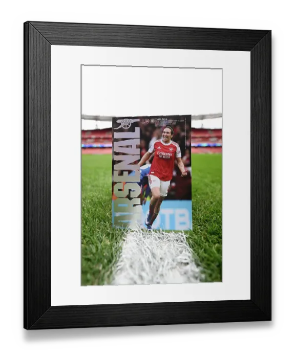 Framed Print : Arsenal v Chelsea - UEFA Women's Champions League 2025 / 26 Quarter-finals First Leg Arsenal v Chelsea - UEFA Women's Champions League 2025 / 26 Quarter-finals First Leg