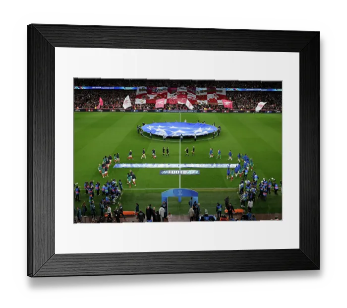 Framed Print : Arsenal v Chelsea - UEFA Women's Champions League 2025 / 26 Quarter-finals First Leg