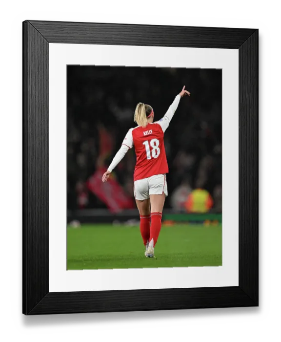 Framed Print : Arsenal v Chelsea - UEFA Women's Champions League 2025 / 26 Quarter-finals First Leg Arsenal v Chelsea - UEFA Women's Champions League 2025 / 26 Quarter-finals First Leg