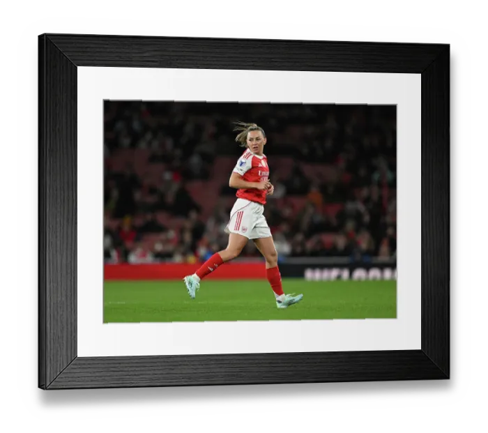 Framed Print : Arsenal v Chelsea - UEFA Women's Champions League 2025 / 26 Quarter-finals First Leg Arsenal v Chelsea - UEFA Women's Champions League 2025 / 26 Quarter-finals First Leg