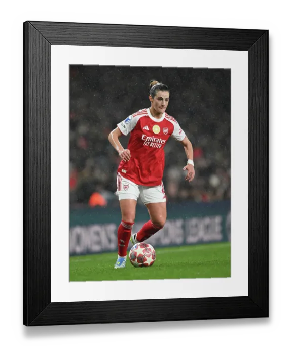 Framed Print : Arsenal v Chelsea - UEFA Women's Champions League 2025 / 26 Quarter-finals First Leg Arsenal v Chelsea - UEFA Women's Champions League 2025 / 26 Quarter-finals First Leg