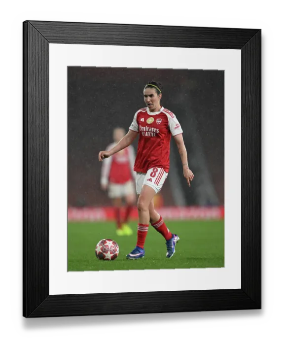 Framed Print : Arsenal v Chelsea - UEFA Women's Champions League 2025 / 26 Quarter-finals First Leg Arsenal v Chelsea - UEFA Women's Champions League 2025 / 26 Quarter-finals First Leg