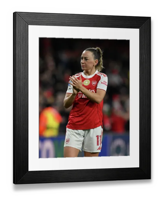 Framed Print : Arsenal v Chelsea - UEFA Women's Champions League 2025 / 26 Quarter-finals First Leg Arsenal v Chelsea - UEFA Women's Champions League 2025 / 26 Quarter-finals First Leg
