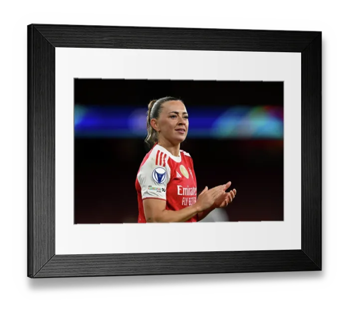 Framed Print : Arsenal v Chelsea - UEFA Women's Champions League 2025 / 26 Quarter-finals First Leg