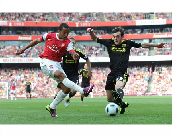 Theo Walcott (Arsenal) Jack Robinson (Liverpool). Arsenal 1: 1 Liverpool