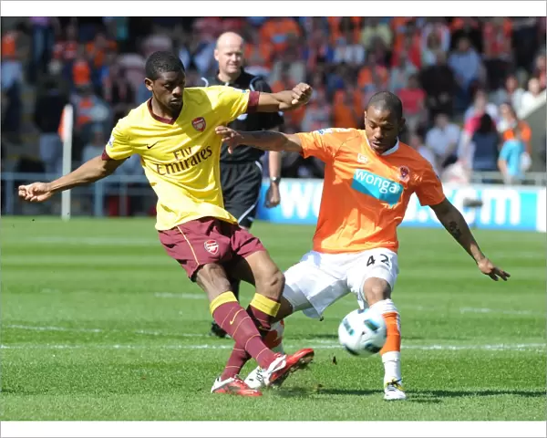 Abou Diaby (Arsenal) Jason Puncheon (Blackpool). Blackpool 1: 3 Arsenal
