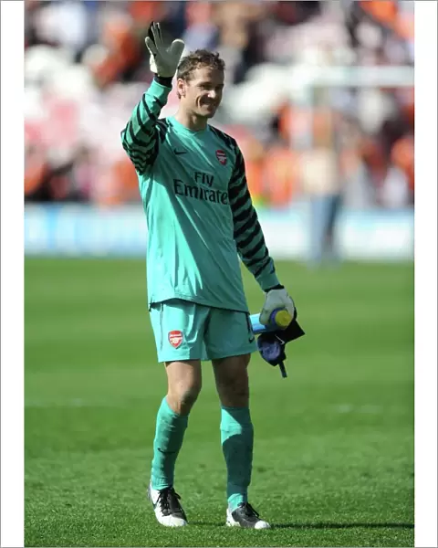 Jens Lehmann (Arsenal). Blackpool 1: 3 Arsenal, Barclays Premier League