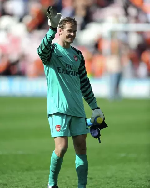 Jens Lehmann (Arsenal). Blackpool 1: 3 Arsenal, Barclays Premier League