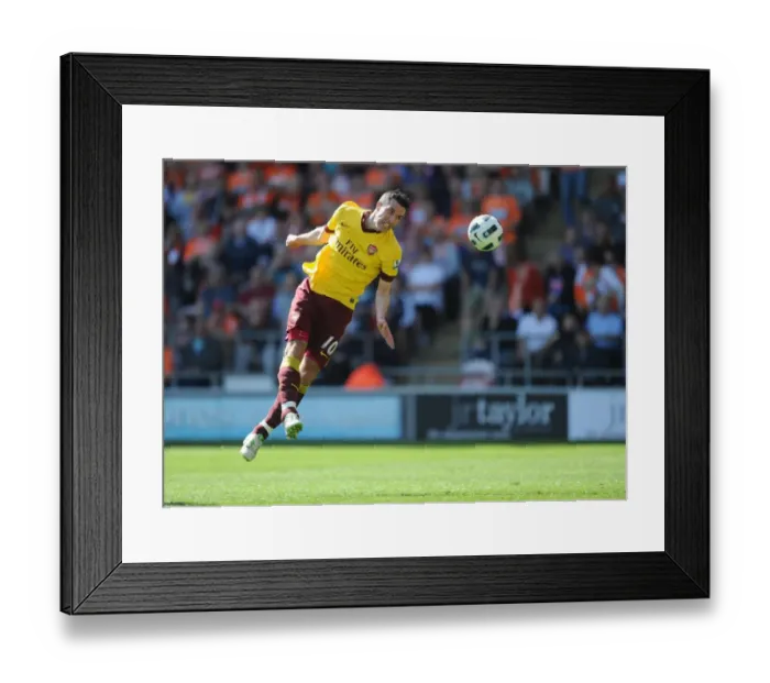 Framed Print : Robin van Persie's Hat-Trick: Arsenal's Triumphant 3-1 Victory Over Blackpool in the Premier League Framed Print : Robin van Persie's Hat-Trick: Arsenal's Triumphant 3-1 Victory Over Blackpool in the Premier League